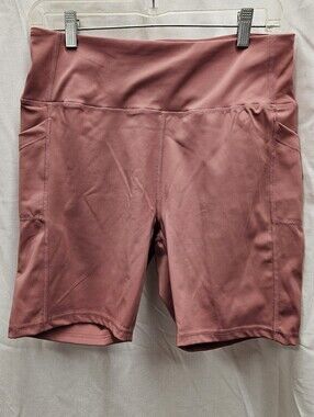 Downtown Motion Mauve & Black Bike Shorts